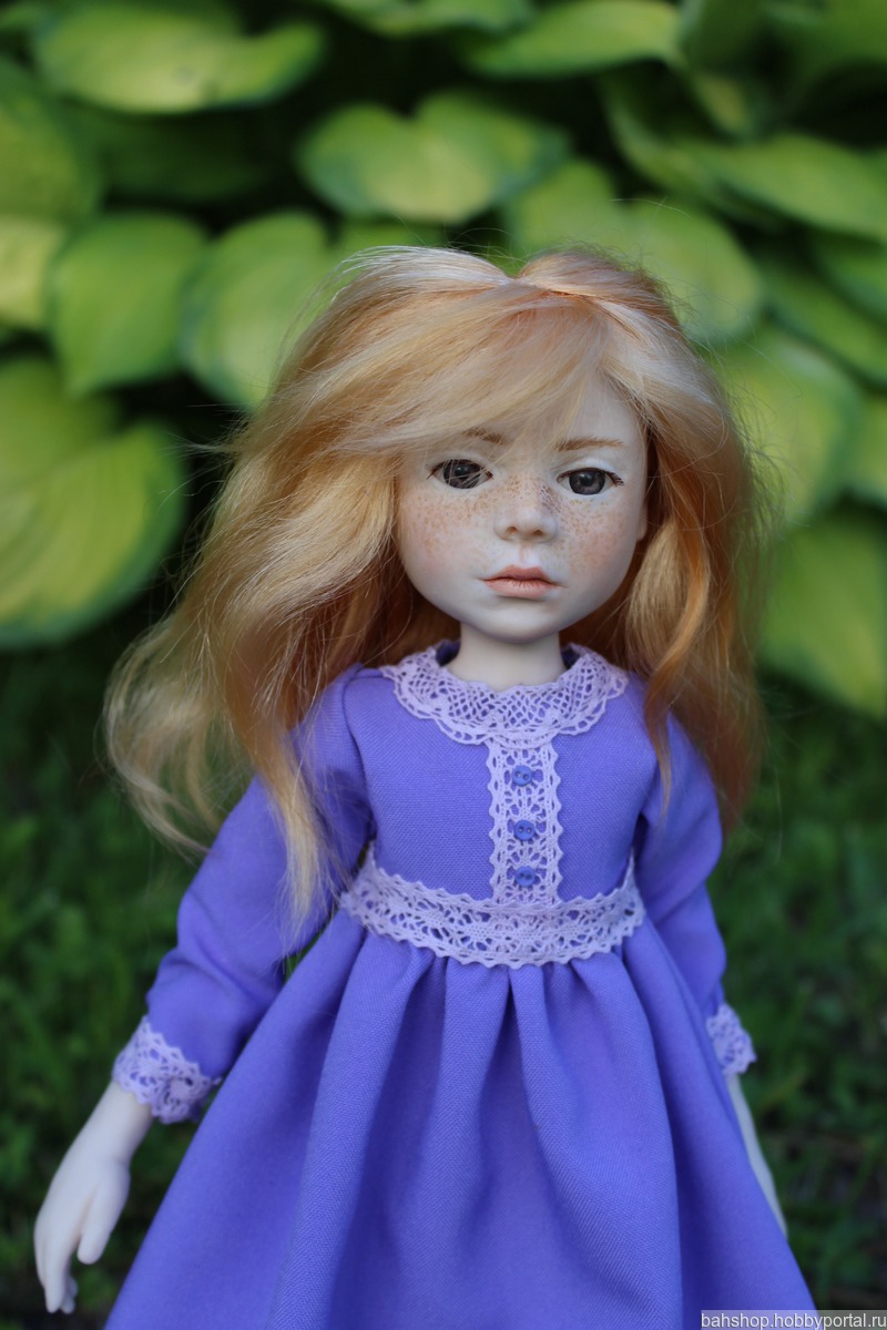 Кукла Рыженькая девочка из полимерной глины – купить в интернет-магазине  HobbyPortal.ru с доставкой