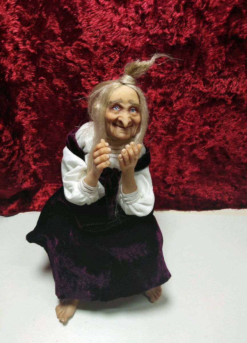 Кукла Баба Яга – купить в интернет-магазине HobbyPortal.ru с доставкой