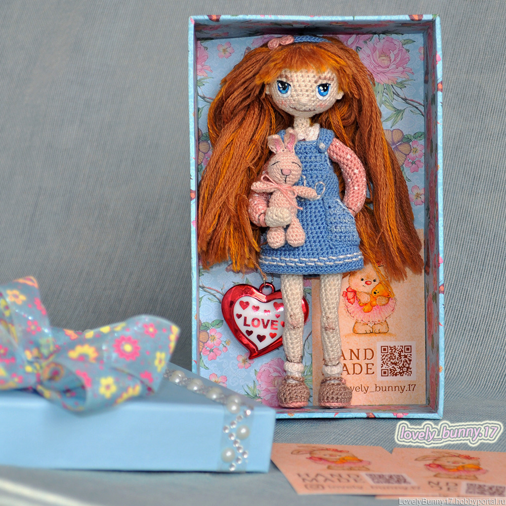 Вязаная каркасная кукла (ручная работа) – купить в интернет-магазине  HobbyPortal.ru с доставкой